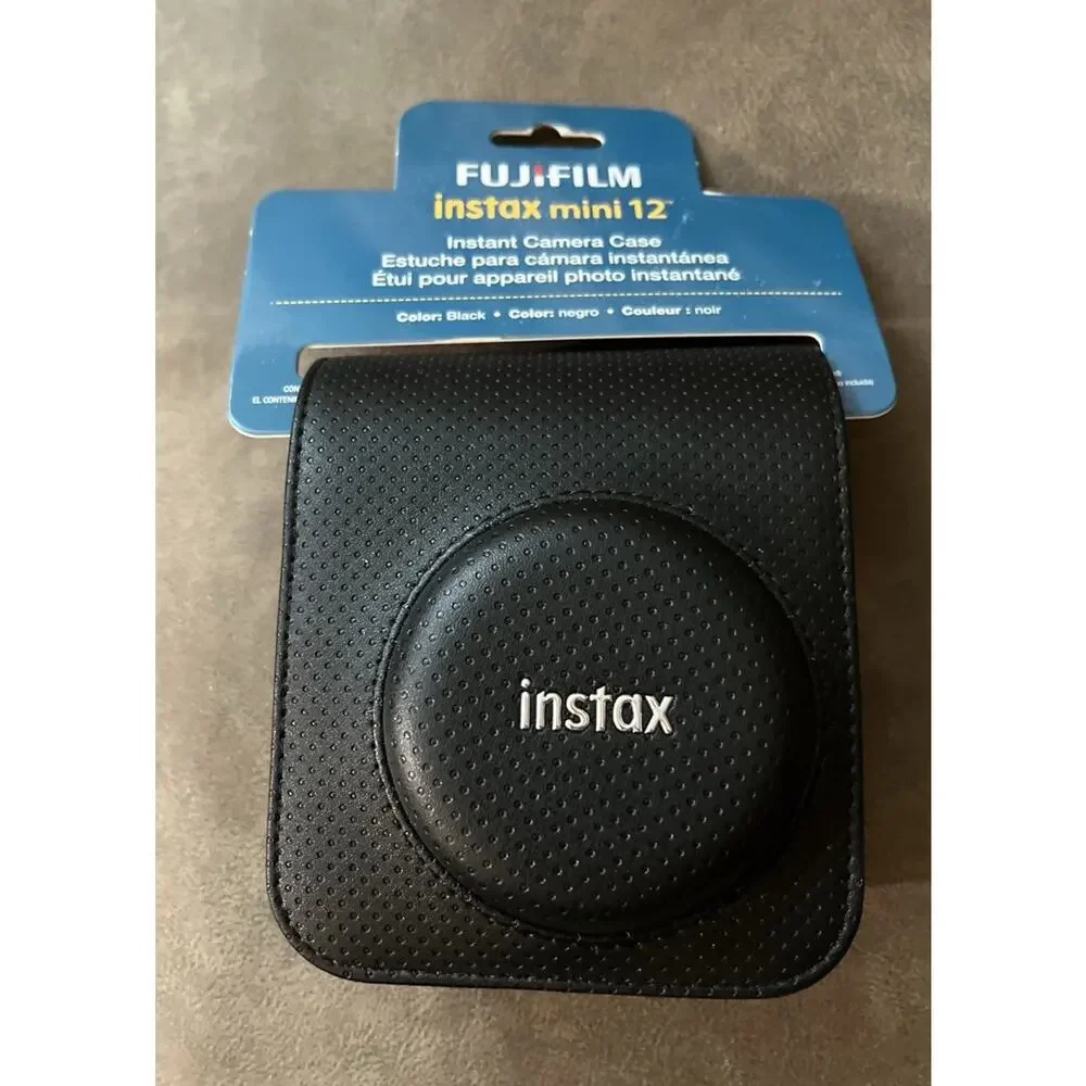 Fujifilm Instax Mini 12 Camera Case Black for Instax Series NEW